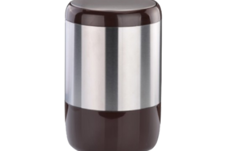 Swing lid waste bin 6L E06 Dark Brown